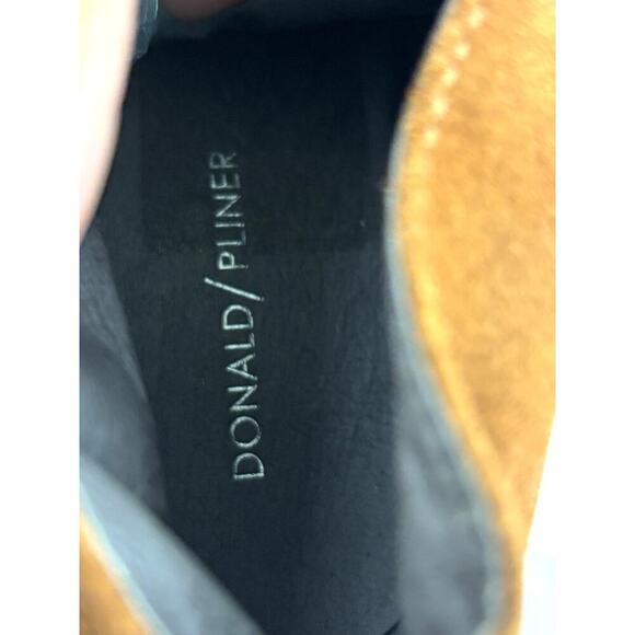 Donald J. Pliner Levi Chukka Boots Calf Suede Cognac Men's 8 M - Picture 9 of 14